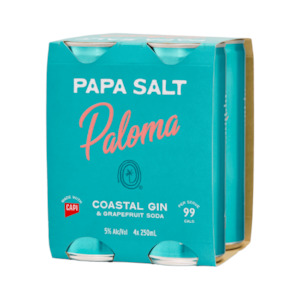 Papa Salt Rtd Gin & Tonic 4 X 250ml
