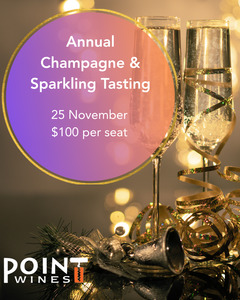 Annual Champagne Tasting Tuesday 25 November