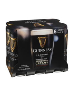 Beer: Guinness 6pack 440ml