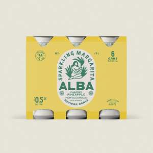 Alba Non-Alcoholic Pineapple Margarita 250ml 6pk