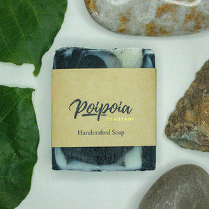 Products: Charcoal Soap Poipoia Ōtautahi