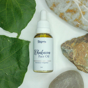 Products: Whakaora Face Oil: Kawakawa + Grapefruit Poipoia Ōtautahi