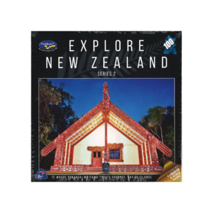 Māoritanga - Māori culture & customs: Te Whare Runanga, Waitangi Treaty Grounds Puzzle (100 Pce)