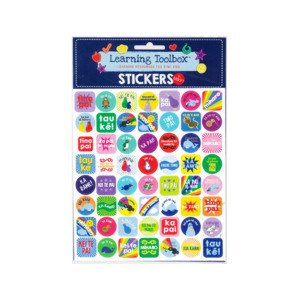 Encouragement stickers in Māori