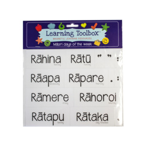 Wairuatanga me te Taiao (Connection to the spiritual & natural world): Days of the week in Māori (14 Pce magnets)