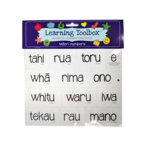 Whānaungatanga (Connection to History, Community & the Māori language): Numbers in Māori (33 Pce magnets)