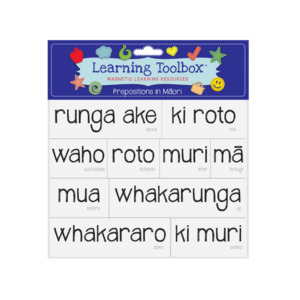 Whānaungatanga (Connection to History, Community & the Māori language): Prepositions in Māori (43 Pce magnets)