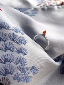 Carnelian Spike Ring - Poison Spike