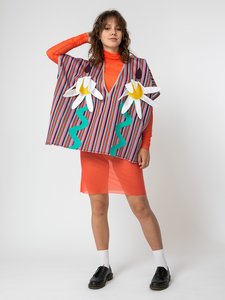 Gloomy Daisy Poncho - Poison Spike