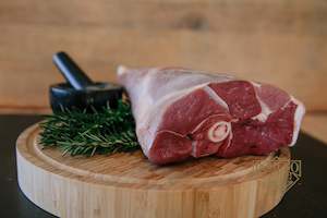 Lamb: 100% Grass-Fed Lamb Leg Roast Half