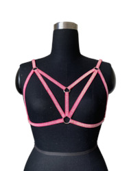Body Harnesses: Bubblegum Harness Top