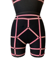 Body Harnesses: Bubblegum Harness Bottom