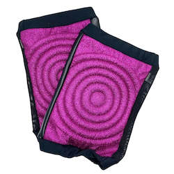 Accessories: Magenta Sparkle Knee Pads