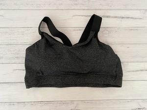Clothing: RARR Designs V Neck Sports Bra - Grey