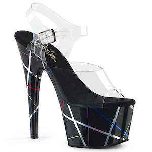 7: PLEASER ADORE-708BMC CLR/BLK
