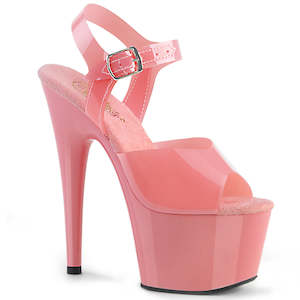 On Sale Heels: PLEASER ADORE-708N BABY PINK (JELLY-LIKE) TPU/BABY PINK (Copy)