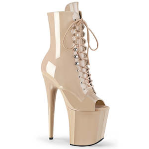 PLEASER FLAMINGO-1021 NUDE PAT/NUDE - IN STOCK - ON SALE