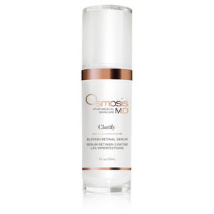 Products: Clarify Blemish Retinal Serum Polished Skin Studio