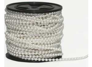 Sewing Kits: Dainty String Of  Pearls White