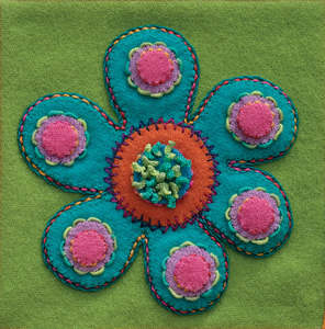 Sewing Kits: Flower Pre-Cut Block #3