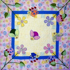 Patterns: Ladybug Gardens baby Quilt Pattern