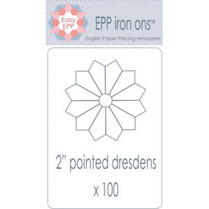 EPP Iron Ons 2"Pointed Dresden x 100