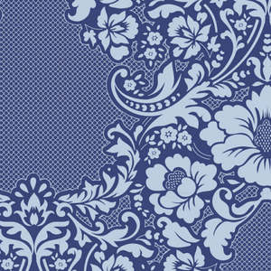 Tilda: Lazydays Eleanore Blue Fabric