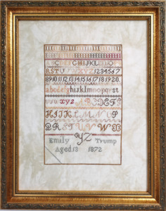 Cross Stitch: Emily Trump Cross Stitch Pattern