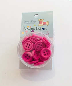 Buttons: Dress It Up Button -Bright Pink