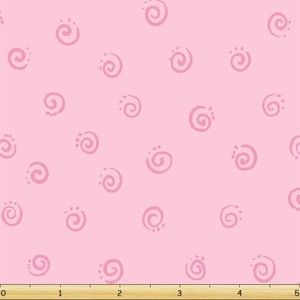 Fabric: Basic Squiggle - Pink