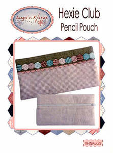 Hugs Kisses: Hexie Club Pencil Pouch