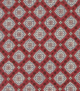 Combay Indian Red Fabric