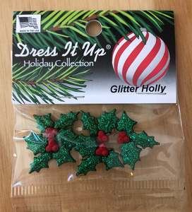 Christmas: Glitter Holly