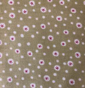 Christmas: Snowflake Green Fabric