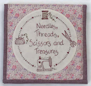 Fig N Berry: Needles Threads Scissor Pattern