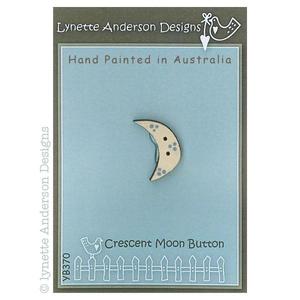 Lynette Anderson: Crescent Moon Button