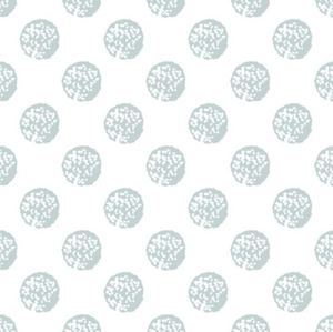 Crafts: Afternoon In The Park White With Light Grey Large Dots