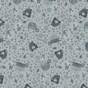 Crafts: Something Blue-Light Blue Garden