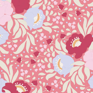 Tilda: Plumgarden Autumn Bouquet Peach Fabric