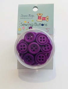 Buttons: Dress It Up Button - Purple