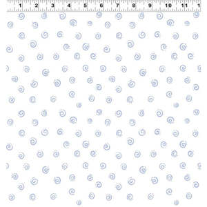 Fabric: Basic Squiggle - Lilac/White
