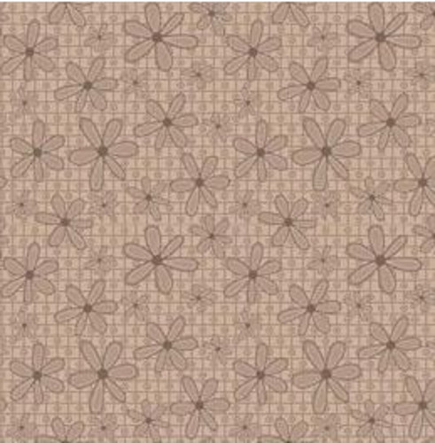 Hugs Kisses: Tan Daisies Fabric