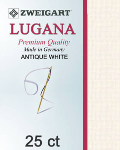 Crafts: Lugana Antique White FAT Q 25ct