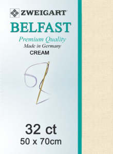 Cross Stitch: Belfast Fat Q 32ct Cream