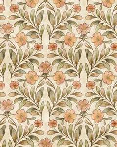 Fabric: Set Floral Cream