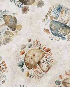 Fabric: Mushroom Toss Cream