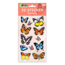 Arts & Crafts: Avenir 3D Stickers - Butterfly