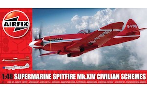 Model Building Aircraft: Airfix - 1:48 Supermarine Spitfire Mk.XIV Civilian Schemes