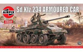 Model Building Military: Airfix - 1:76 Sd.Kfz.234 Armoured Car