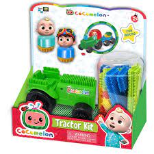 Construction Toys Building Blocks Bricks: CoComelon Farm Tractor Kit 30cm